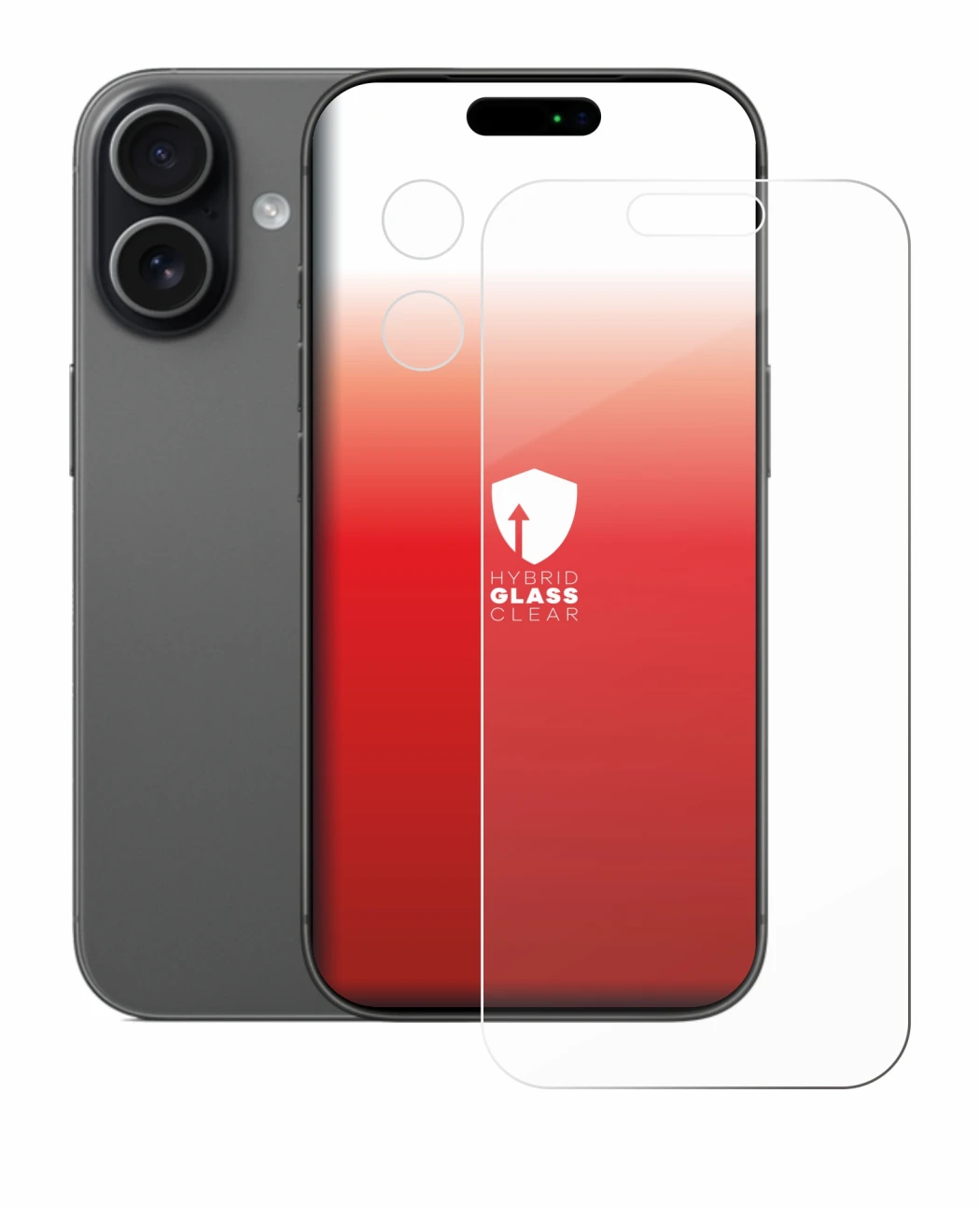 Imagen del dispositivo Apple iPhone 17 (Frontal+Cámara) con una amplia variedad de protectores de pantalla.