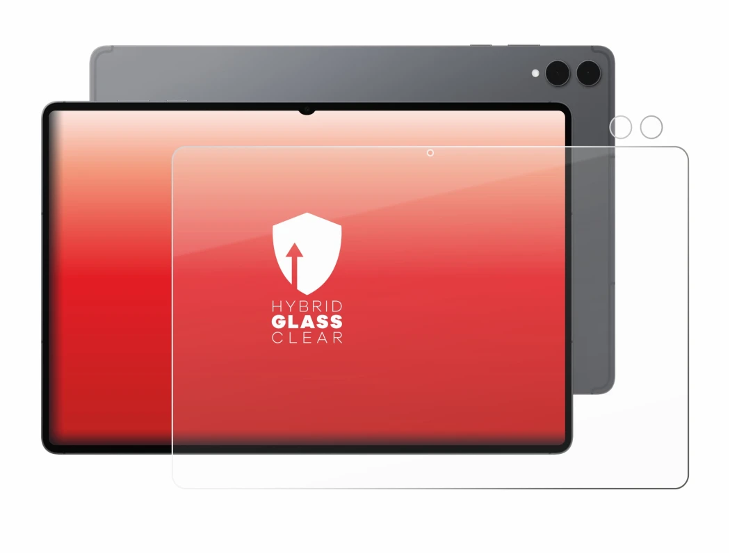 Imagen del dispositivo Samsung Galaxy Tab S11 Ultra (Frontal+Cámara) con una amplia variedad de protectores de pantalla.