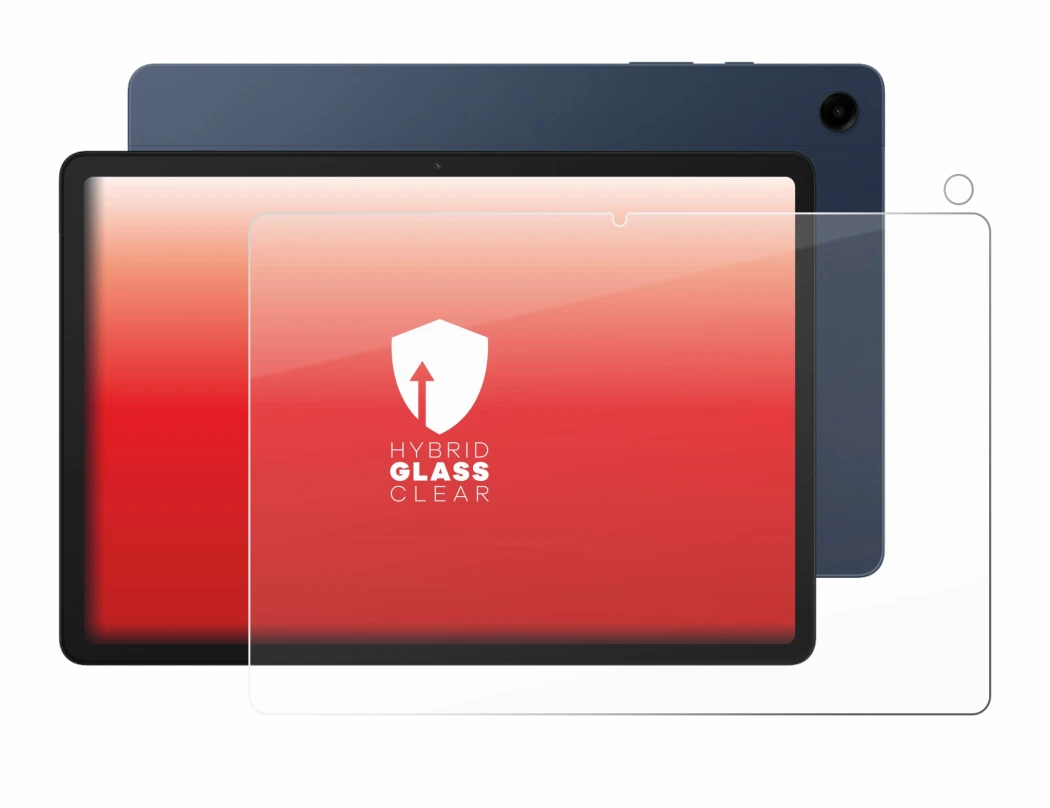 Imagen del dispositivo Samsung Galaxy Tab A9 Plus (Frontal+Cámara) con una amplia variedad de protectores de pantalla.