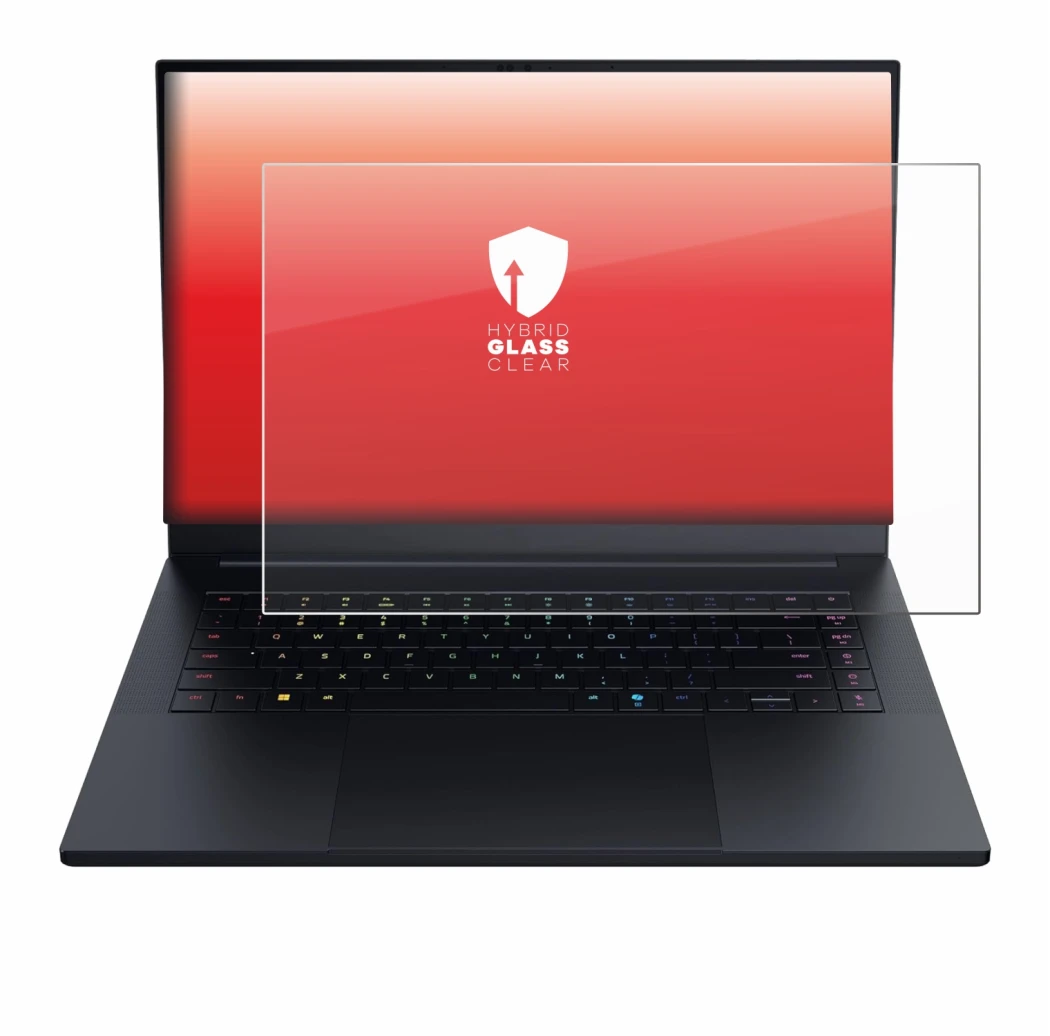 Imagen del dispositivo Razer Blade 16 2025 con una amplia variedad de protectores de pantalla.