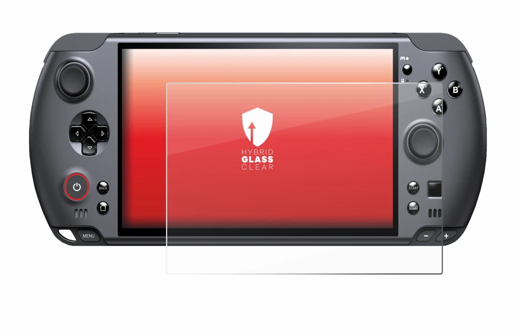 Imagen del dispositivo GPD Win 5 con una amplia variedad de protectores de pantalla.