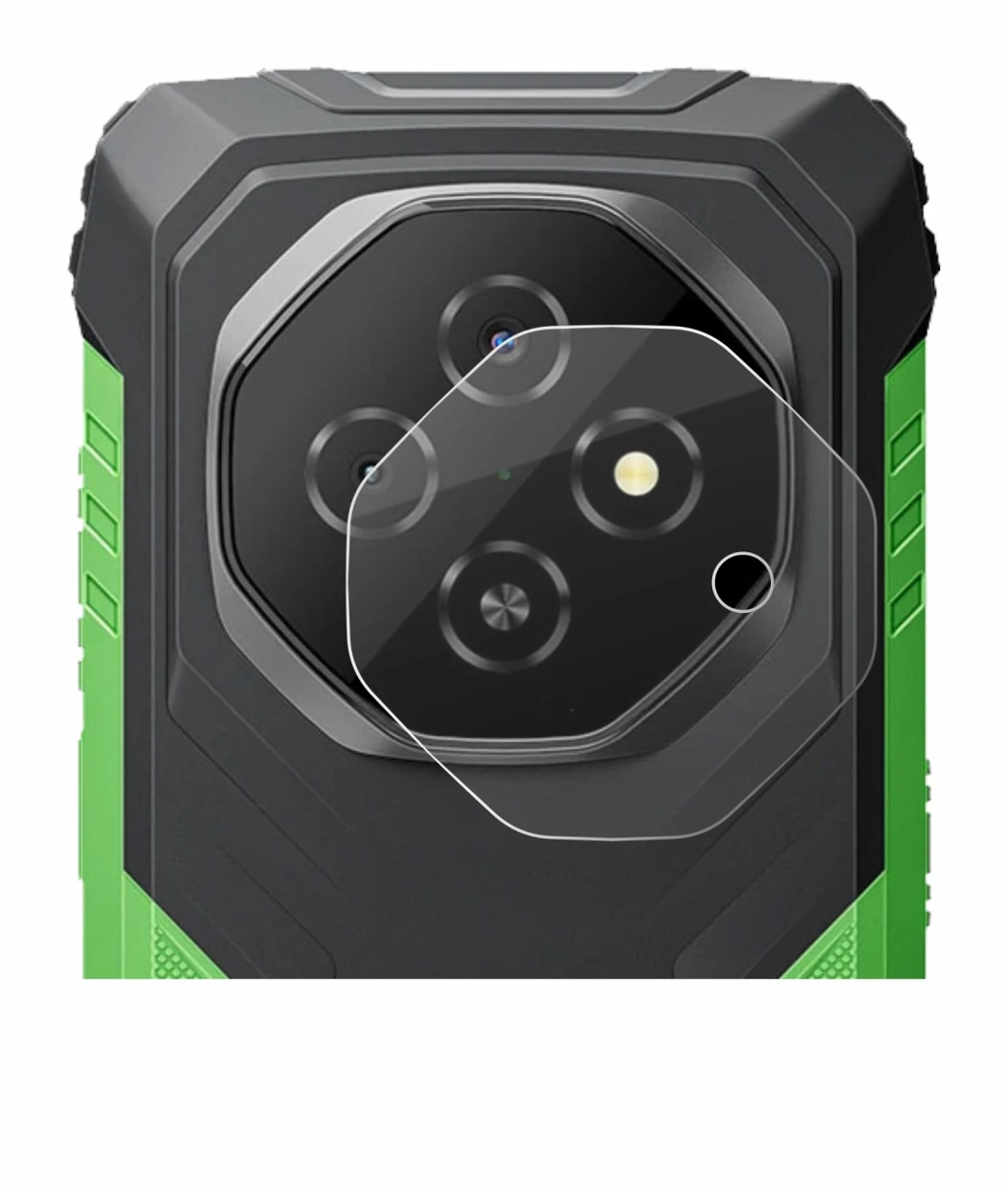 Imagen del dispositivo Blackview Fort 1 (SÓLO Cámara) con una amplia variedad de protectores de pantalla.