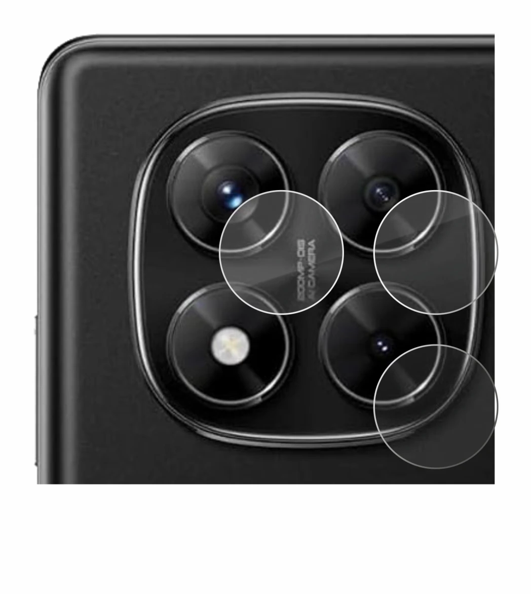 Imagen del dispositivo Xiaomi Redmi Note 14 Pro 4G (SÓLO Cámara) con una amplia variedad de protectores de pantalla.