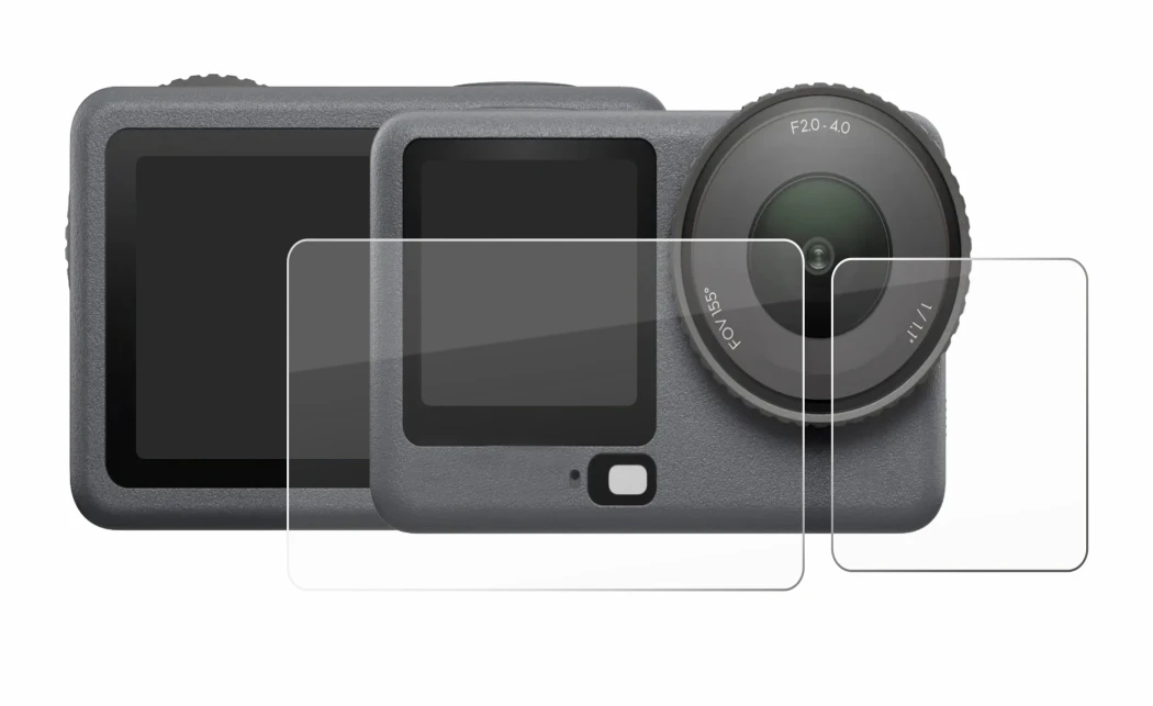 Imagen del dispositivo DJI Osmo Action 6 con una amplia variedad de protectores de pantalla.