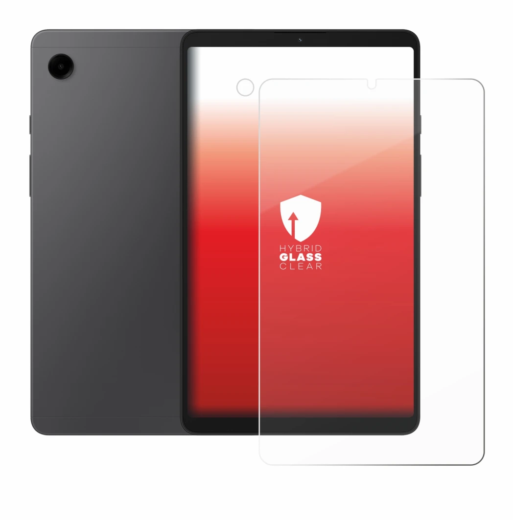 Imagen del dispositivo Samsung Galaxy Tab A9 (Frontal+Cámara) con una amplia variedad de protectores de pantalla.