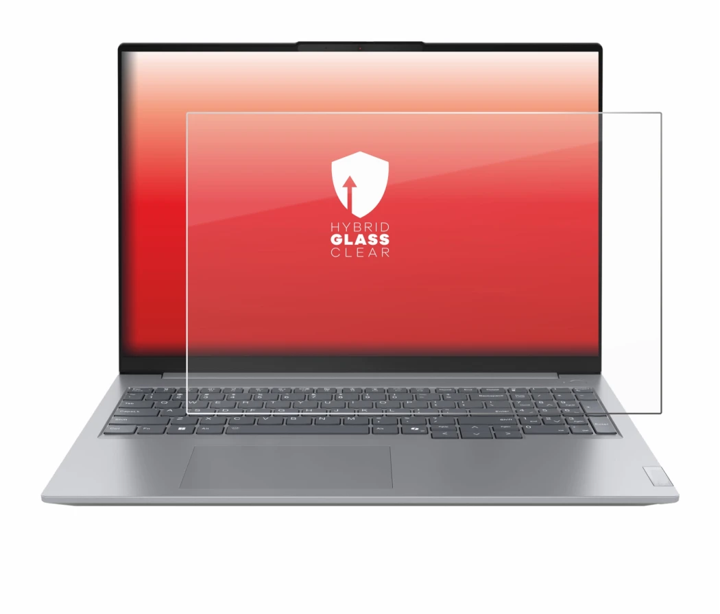 Imagen del dispositivo Lenovo ThinkBook 16 Gen 7+ con una amplia variedad de protectores de pantalla.