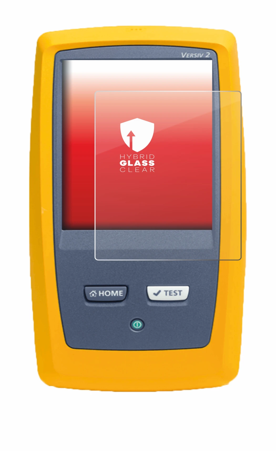 Imagen del dispositivo Fluke DSX8000 con una amplia variedad de protectores de pantalla.