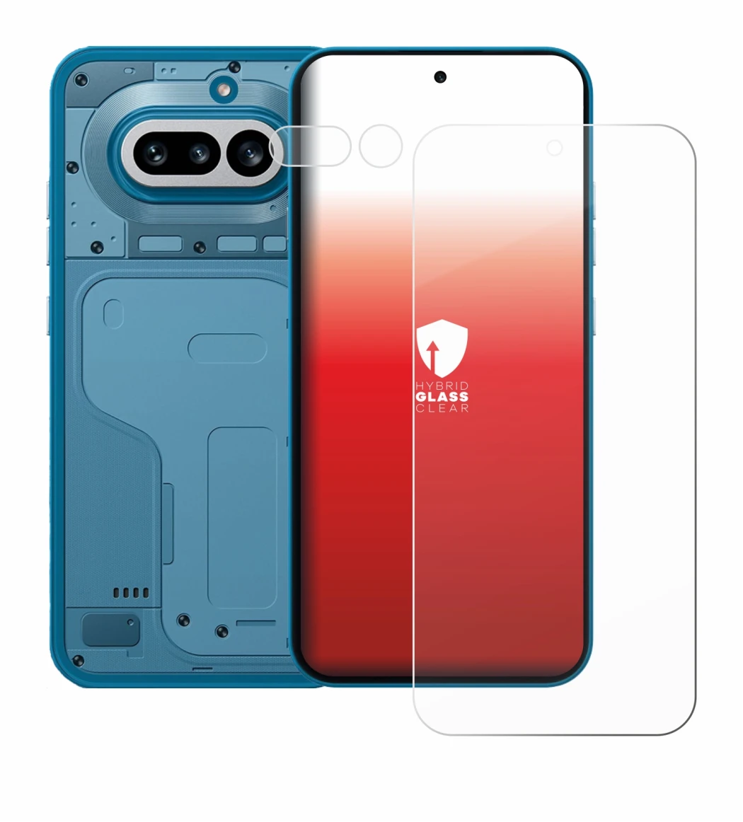 Imagen del dispositivo Nothing Phone (4a) (Frontal+Cámara) con una amplia variedad de protectores de pantalla.