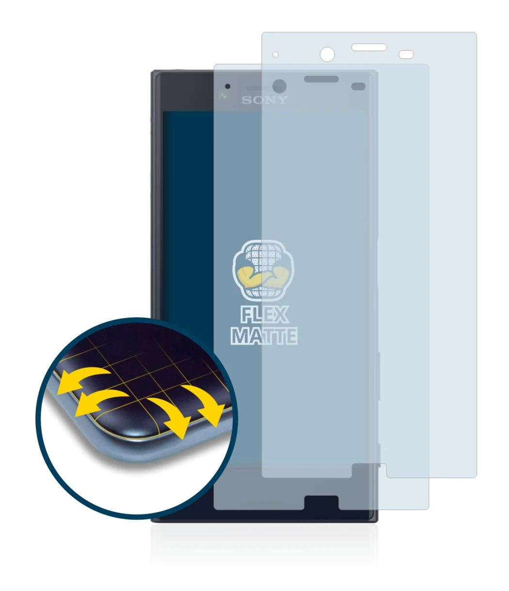 Imagen del dispositivo Sony Xperia XZ con una amplia variedad de protectores de pantalla.