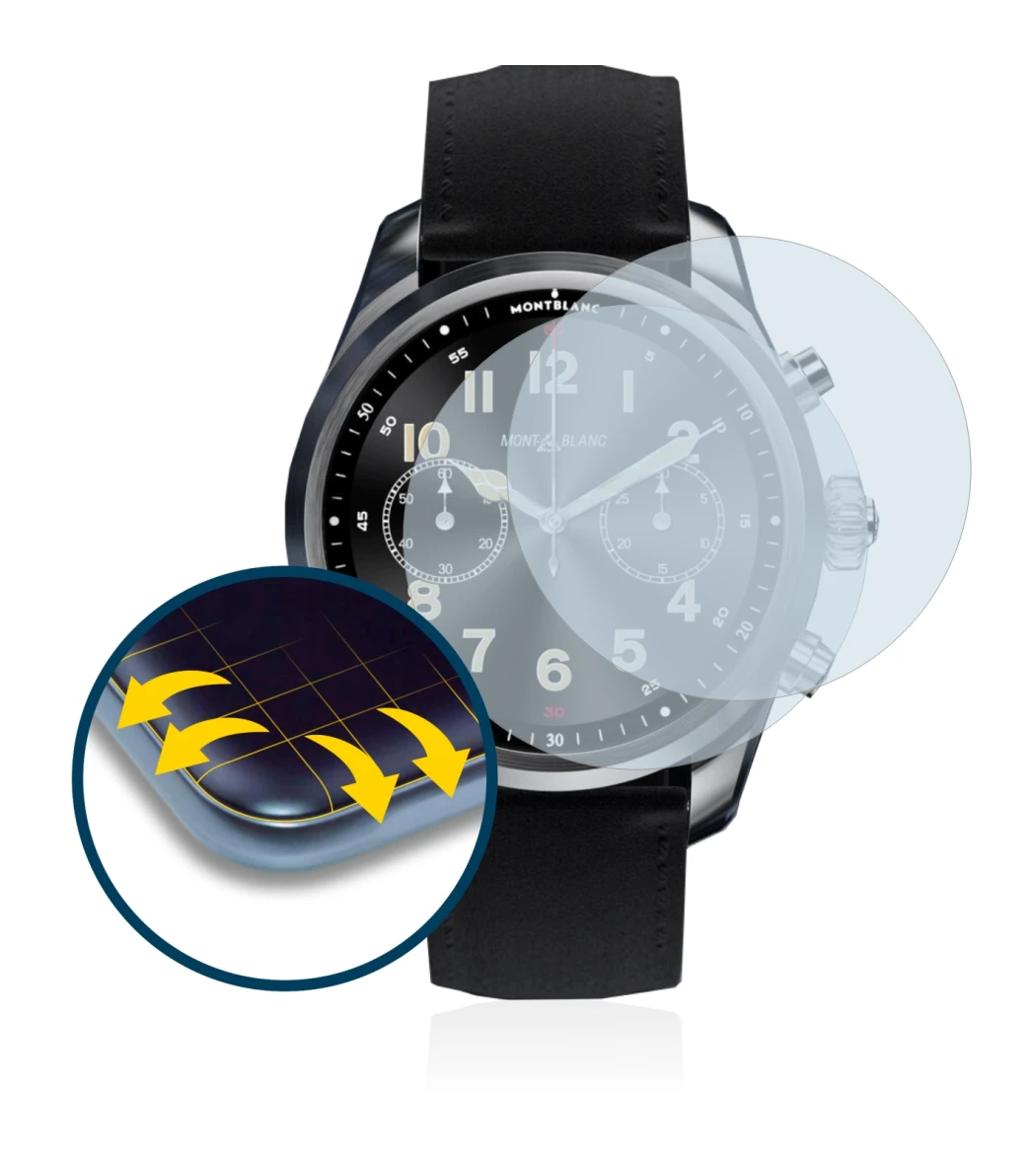 Imagen del dispositivo Montblanc Summit 2 Plus con una amplia variedad de protectores de pantalla.