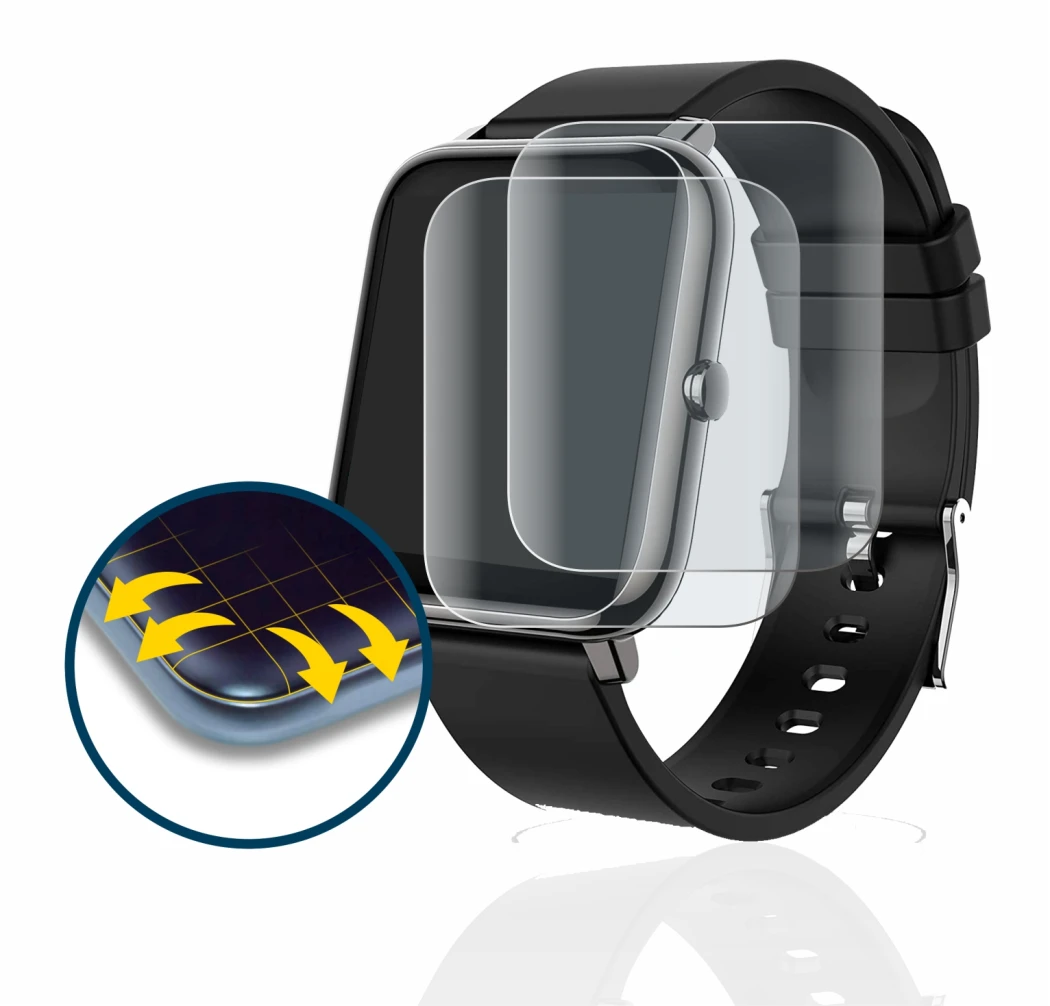 Imagen del dispositivo Popglory P22 con una amplia variedad de protectores de pantalla.