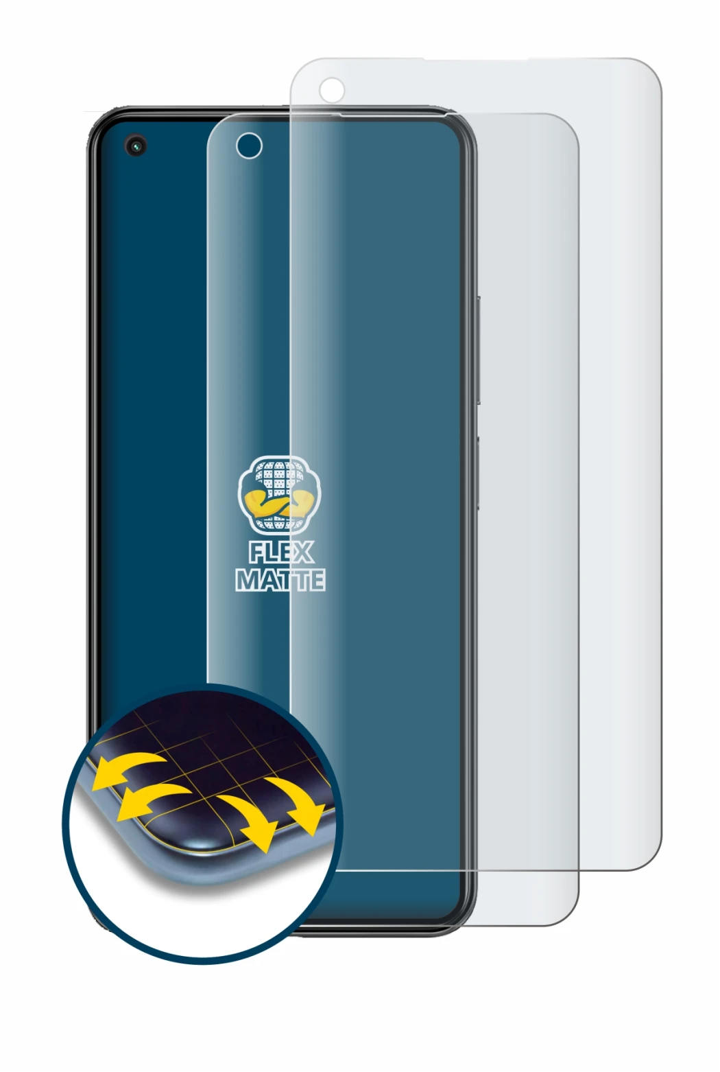 Imagen del dispositivo Xiaomi Mi 11 Lite 5G con una amplia variedad de protectores de pantalla.