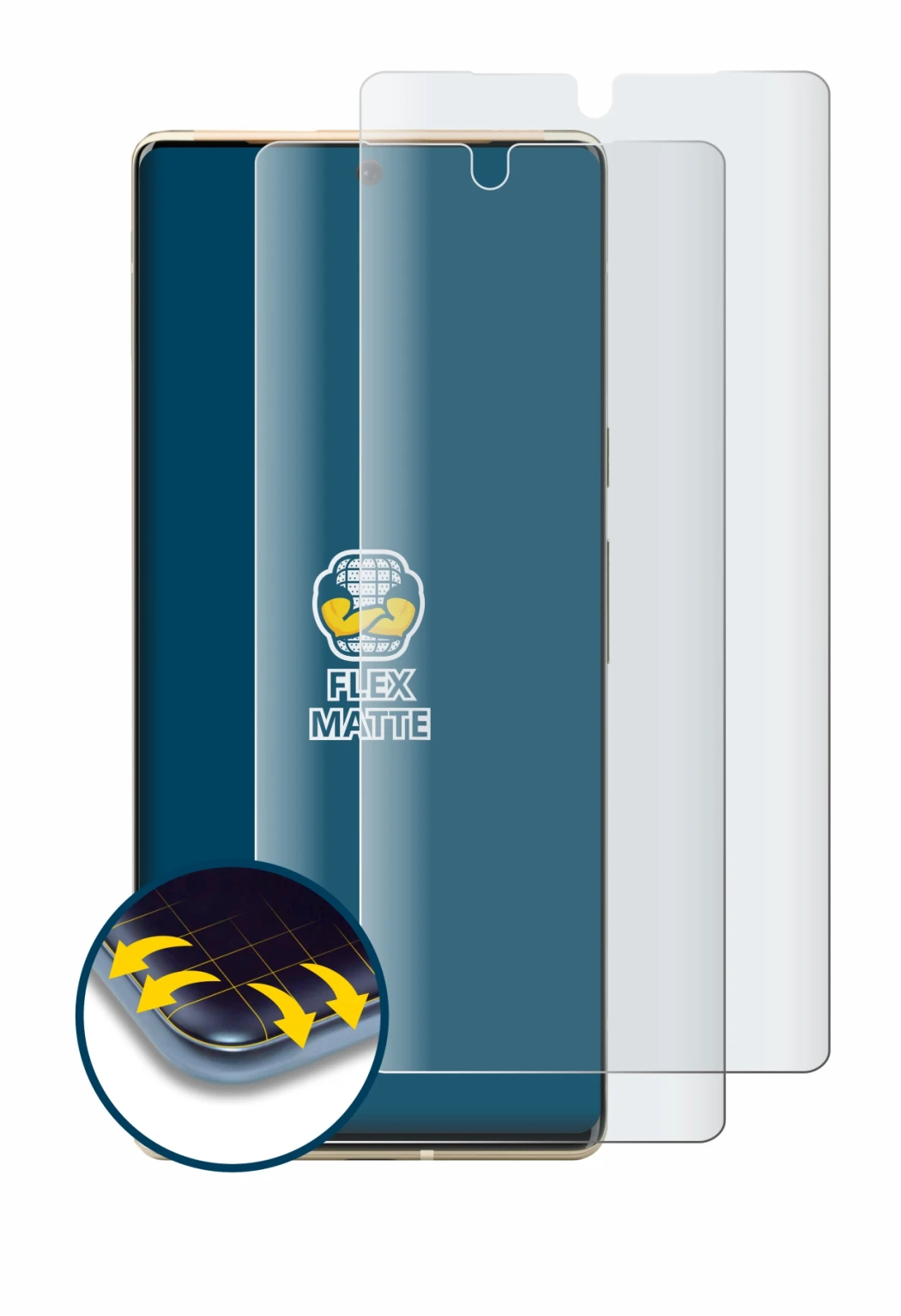 Imagen del dispositivo Google Pixel 6 Pro con una amplia variedad de protectores de pantalla.