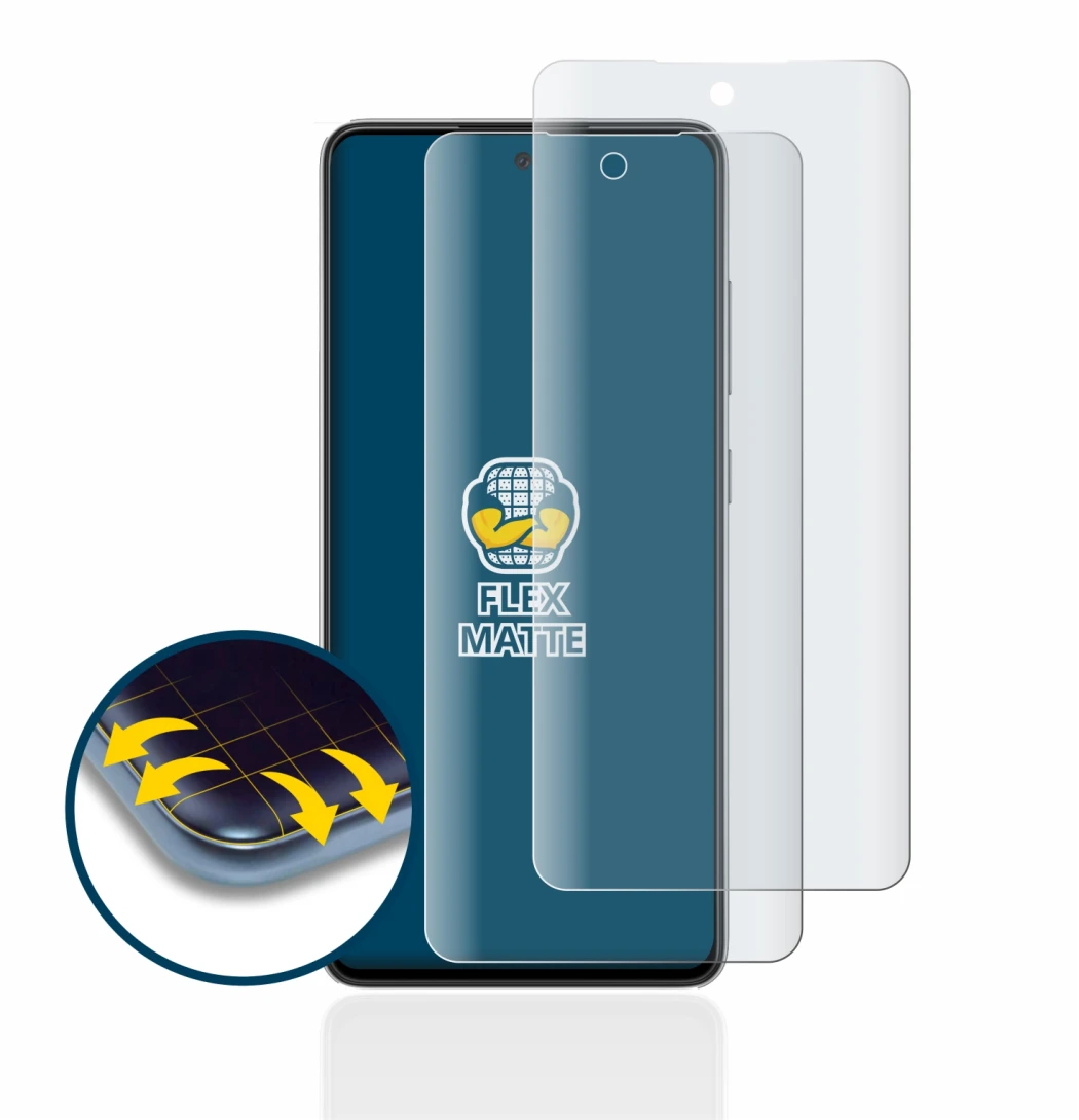 Imagen del dispositivo Samsung Galaxy A52s 5G con una amplia variedad de protectores de pantalla.