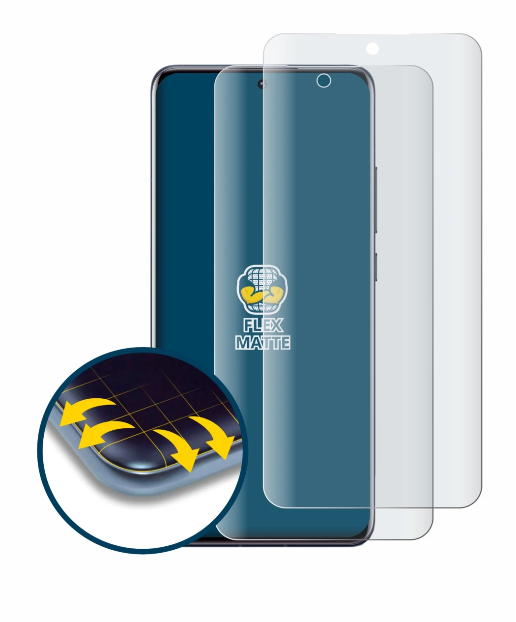 Imagen del dispositivo Xiaomi 12 con una amplia variedad de protectores de pantalla.