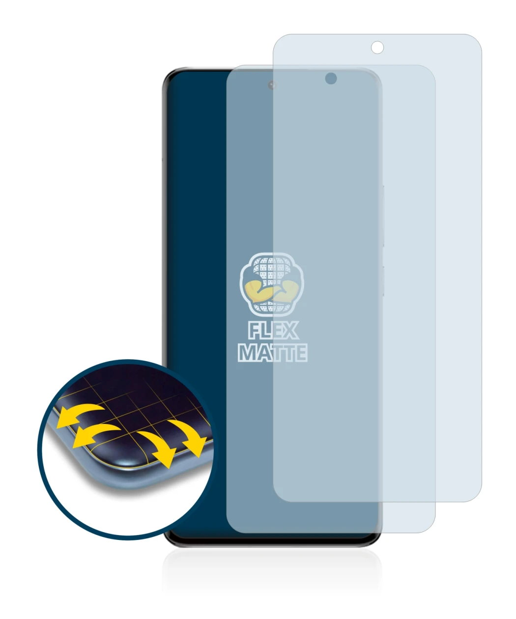 Imagen del dispositivo Xiaomi 13 Pro con una amplia variedad de protectores de pantalla.