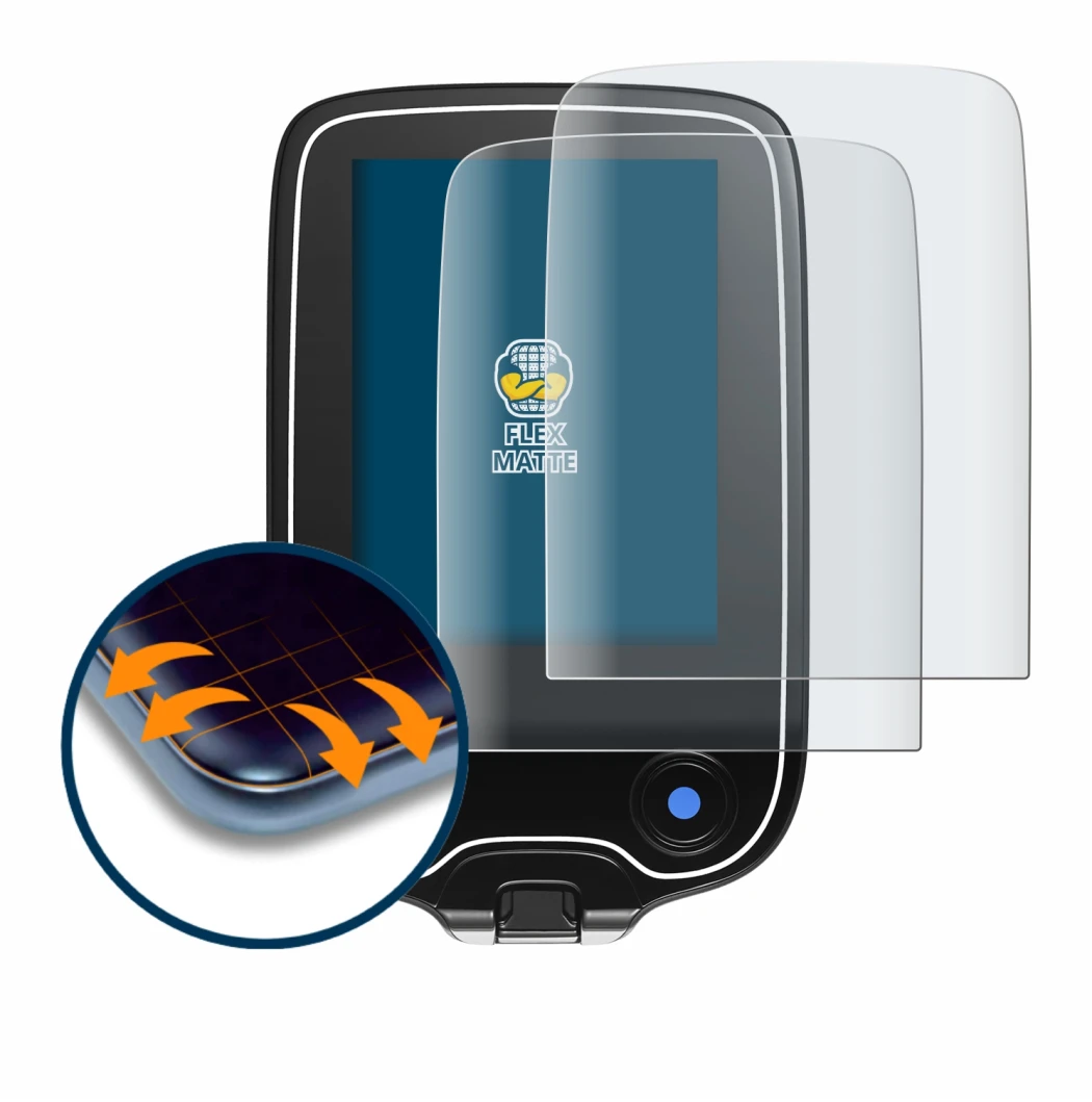 Imagen del dispositivo Freestyle Libre 3 con una amplia variedad de protectores de pantalla.