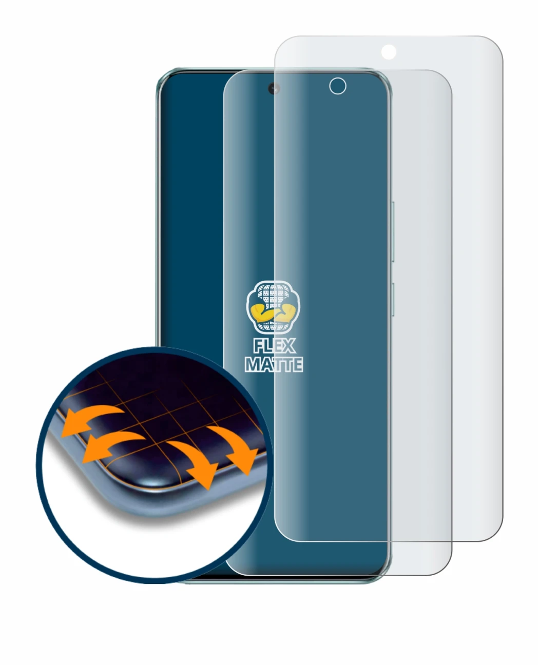 Imagen del dispositivo Honor 90 con una amplia variedad de protectores de pantalla.