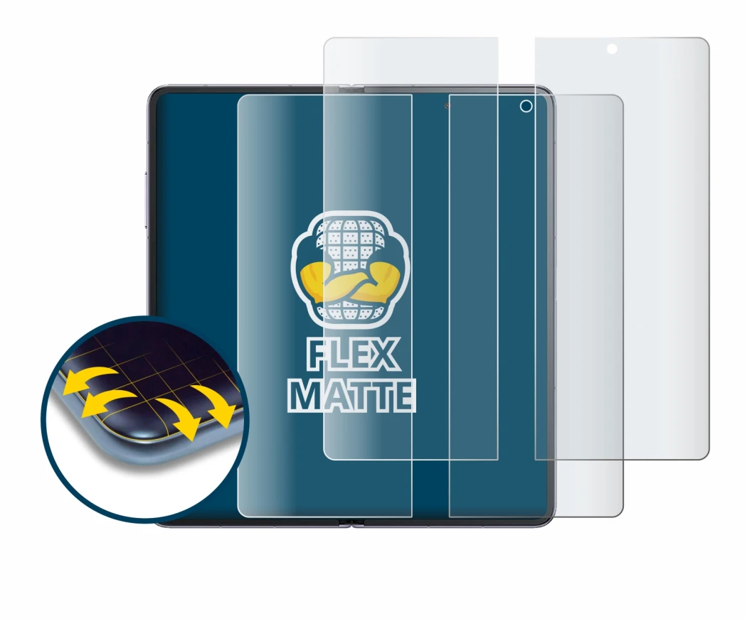 Imagen del dispositivo Honor Magic V2 (Pantalla interior) con una amplia variedad de protectores de pantalla.