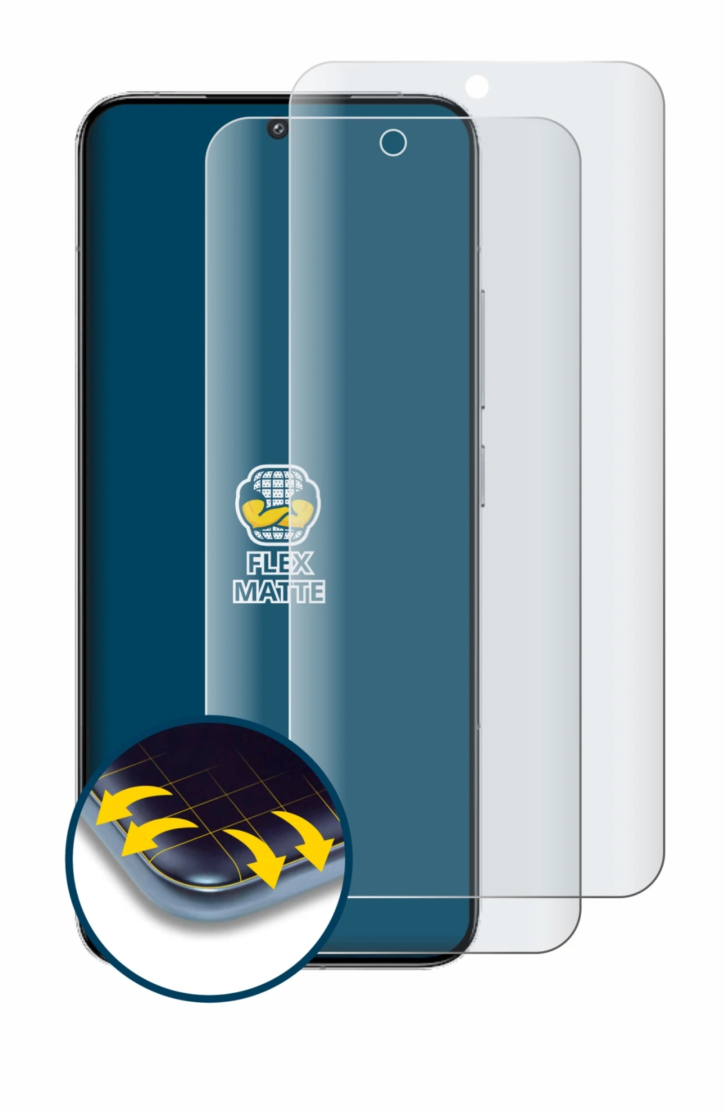 Imagen del dispositivo Xiaomi 14 con una amplia variedad de protectores de pantalla.