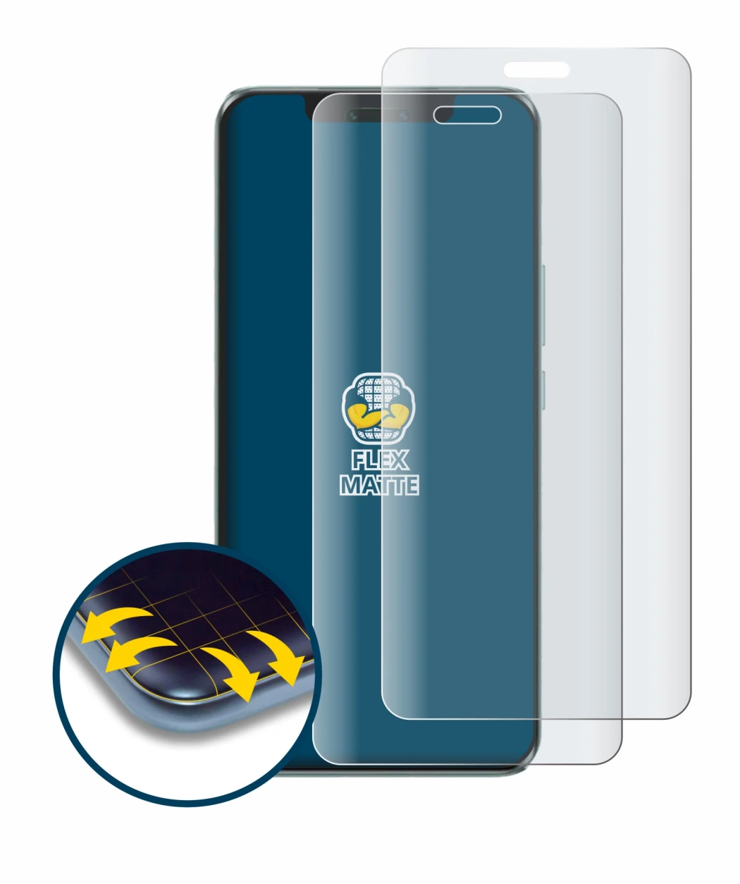 Imagen del dispositivo Honor Magic 6 Pro con una amplia variedad de protectores de pantalla.