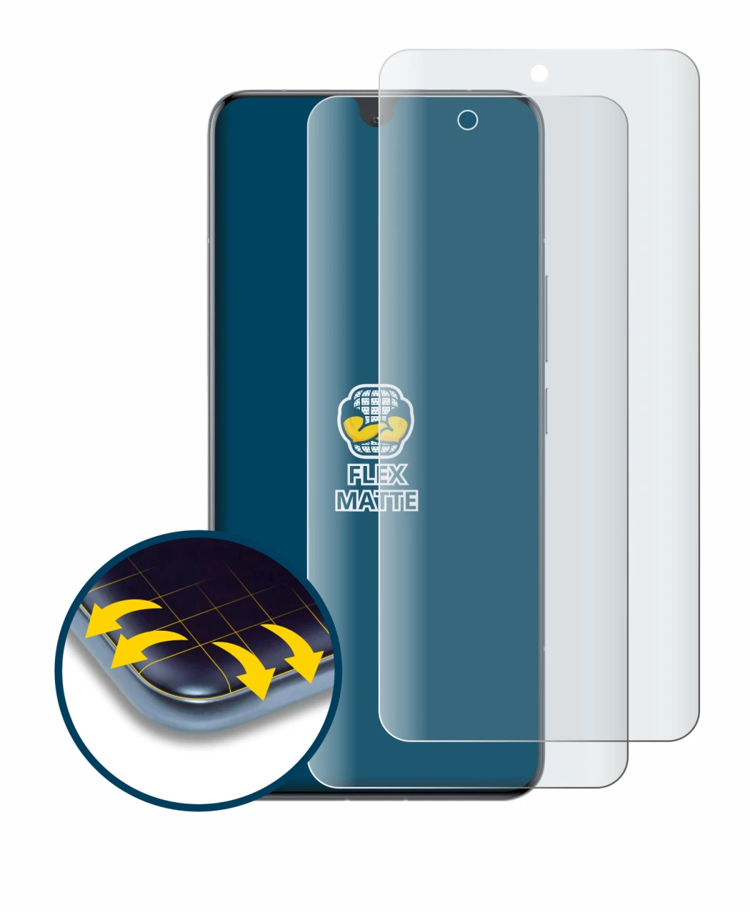 Imagen del dispositivo Xiaomi 14 Ultra con una amplia variedad de protectores de pantalla.