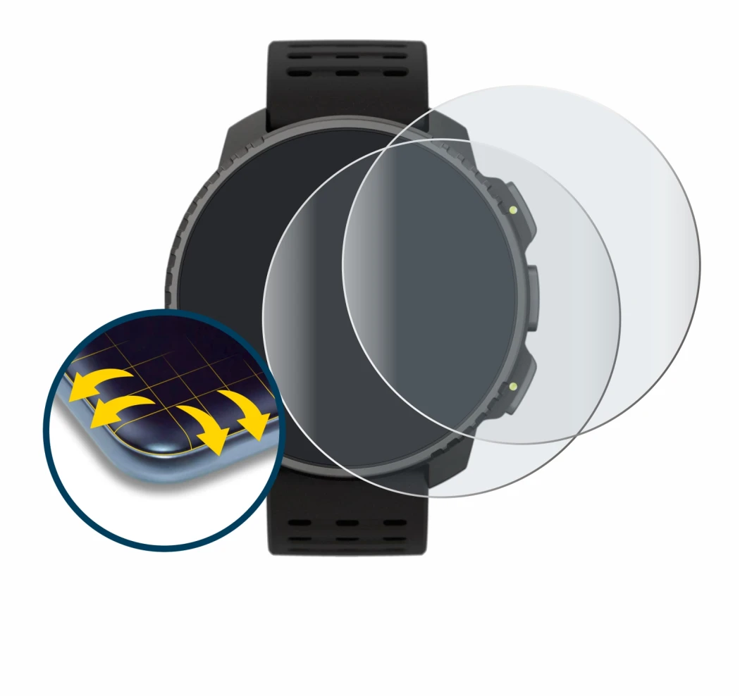 Imagen del dispositivo Suunto Vertical Solar con una amplia variedad de protectores de pantalla.