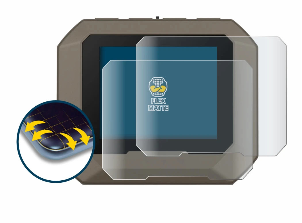 Imagen del dispositivo Garmin Xero C1 Pro con una amplia variedad de protectores de pantalla.