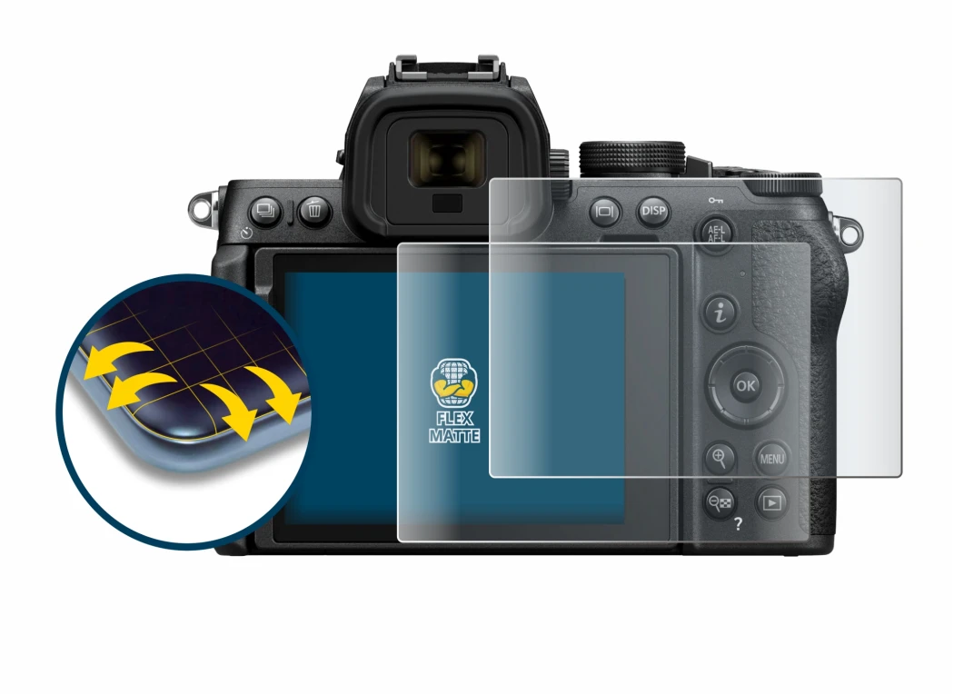 Imagen del dispositivo Nikon Z50 II con una amplia variedad de protectores de pantalla.