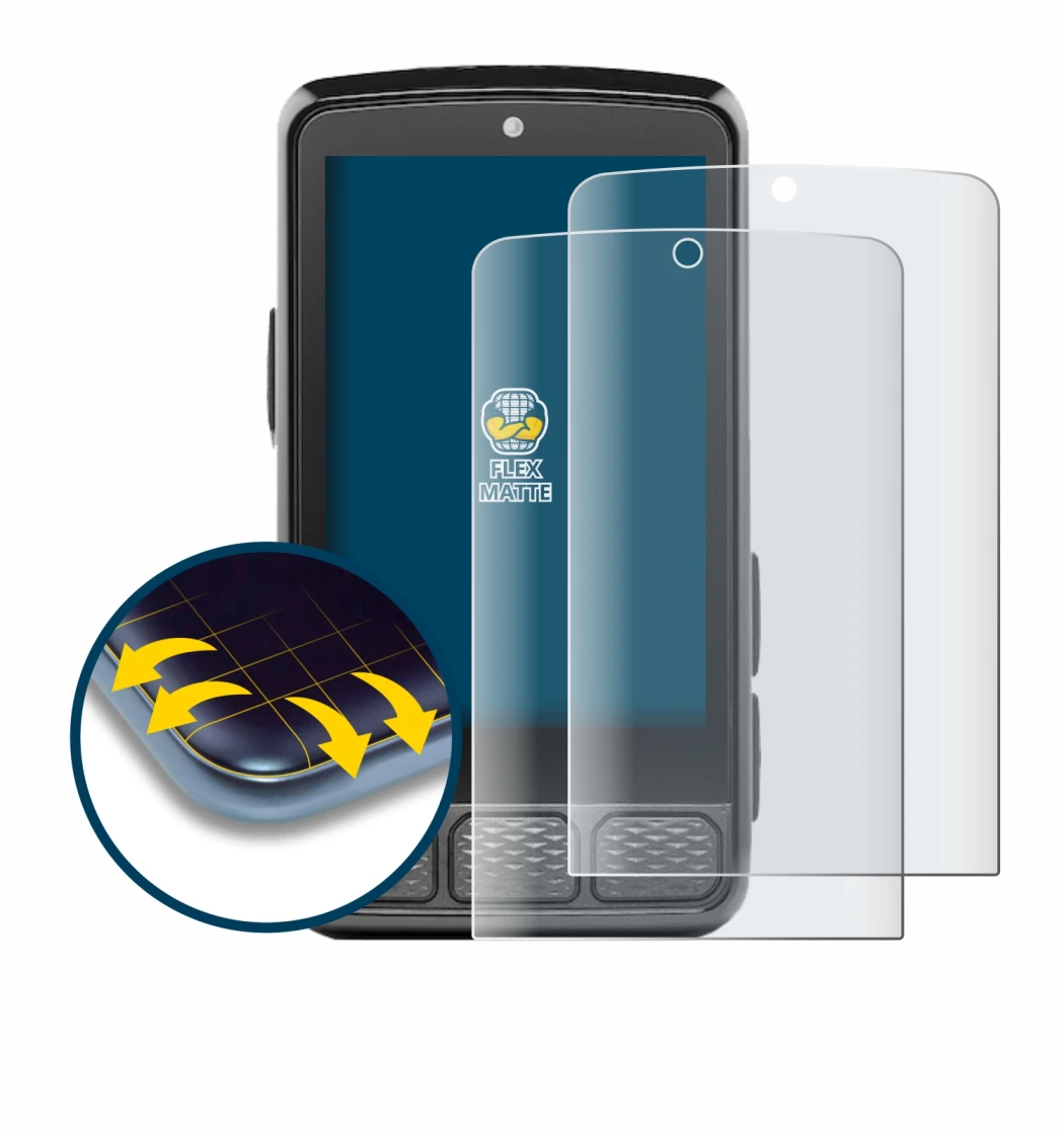 Imagen del dispositivo Wahoo Elemnt Roam 3 con una amplia variedad de protectores de pantalla.