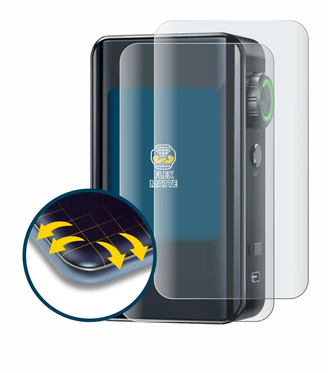 Imagen del dispositivo Lost Vape Centaurus Bt200 con una amplia variedad de protectores de pantalla.