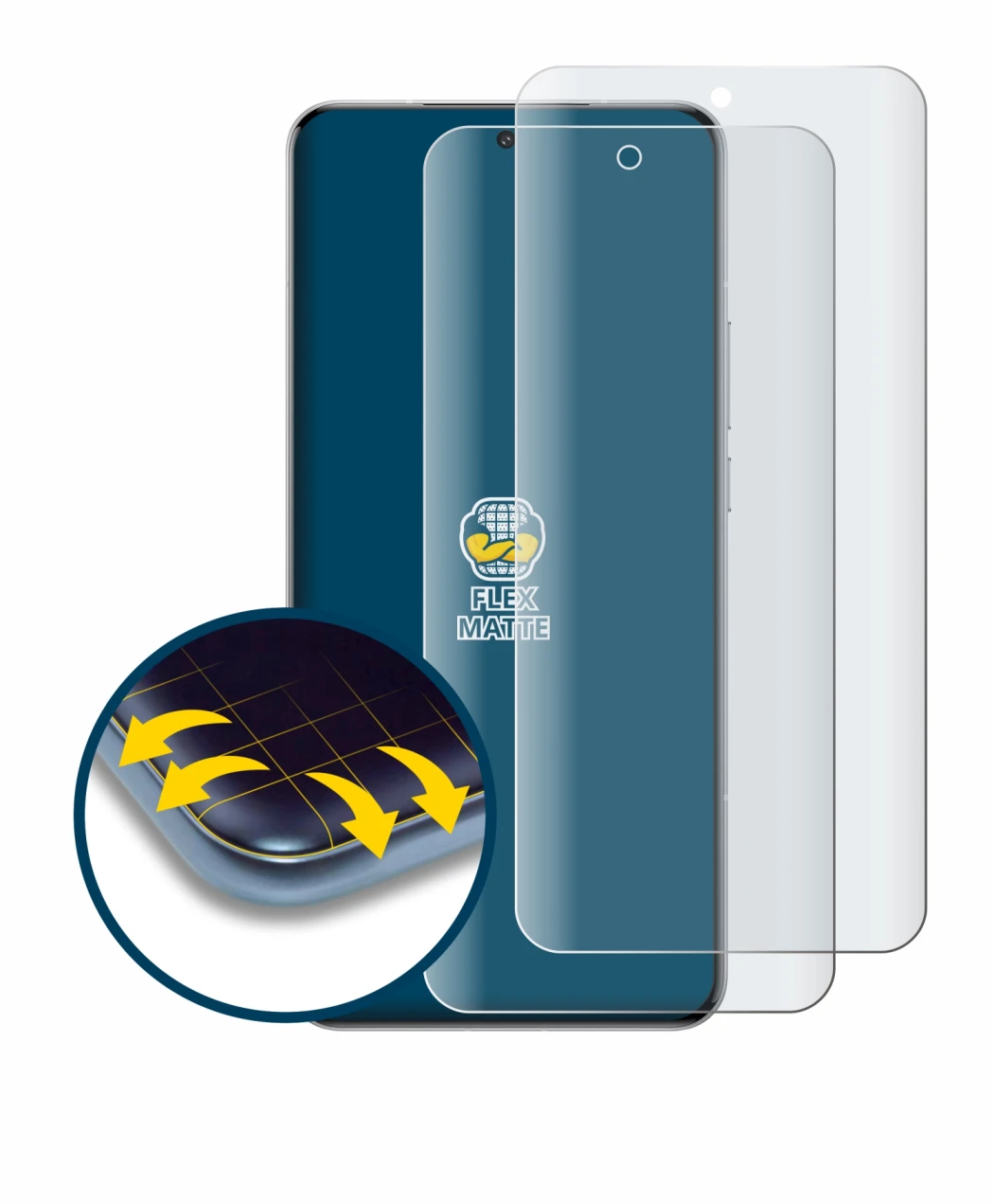 Imagen del dispositivo Xiaomi 15 Ultra (case-friendly) con una amplia variedad de protectores de pantalla.