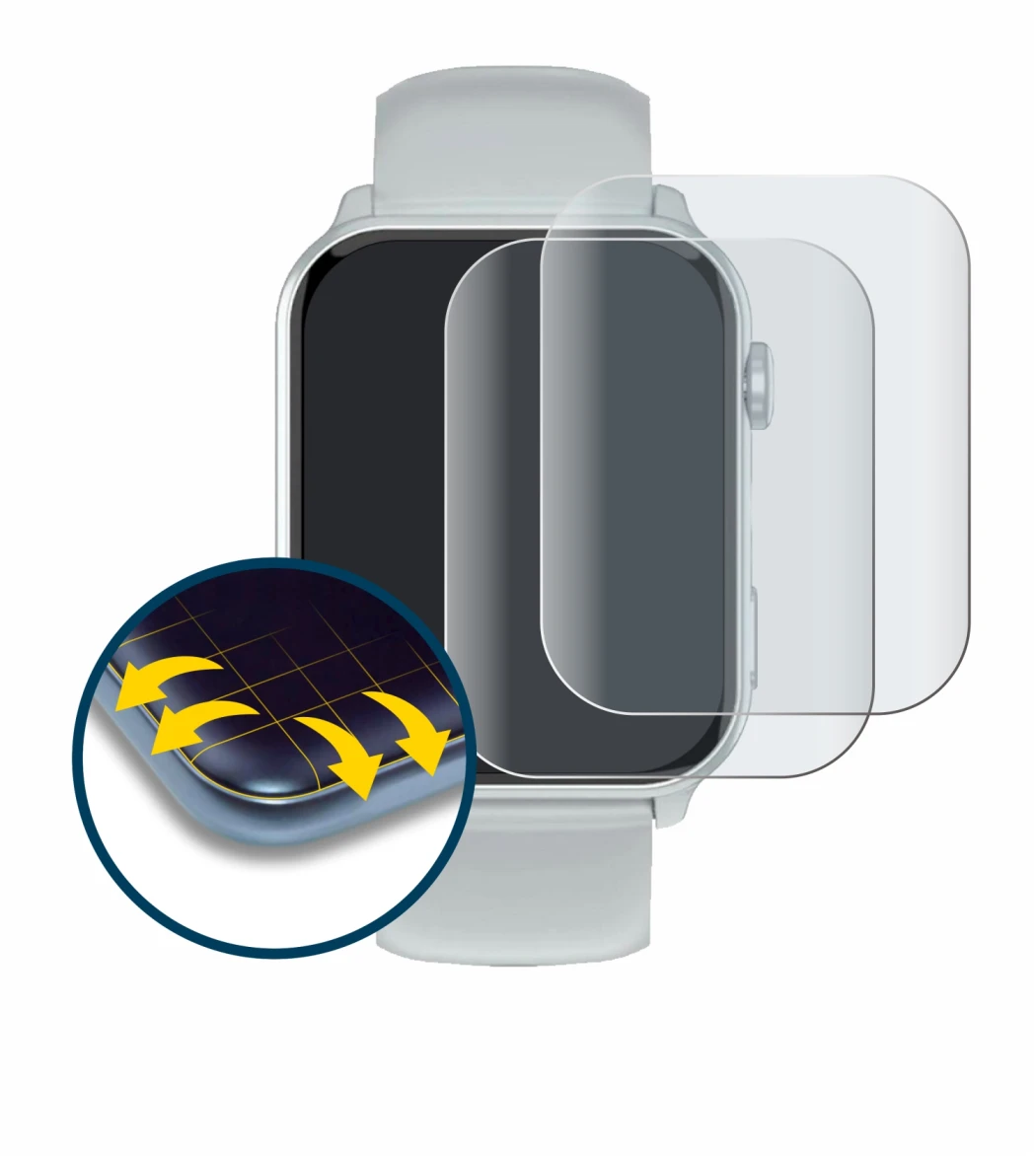 Imagen del dispositivo Blackview R30 Max con una amplia variedad de protectores de pantalla.