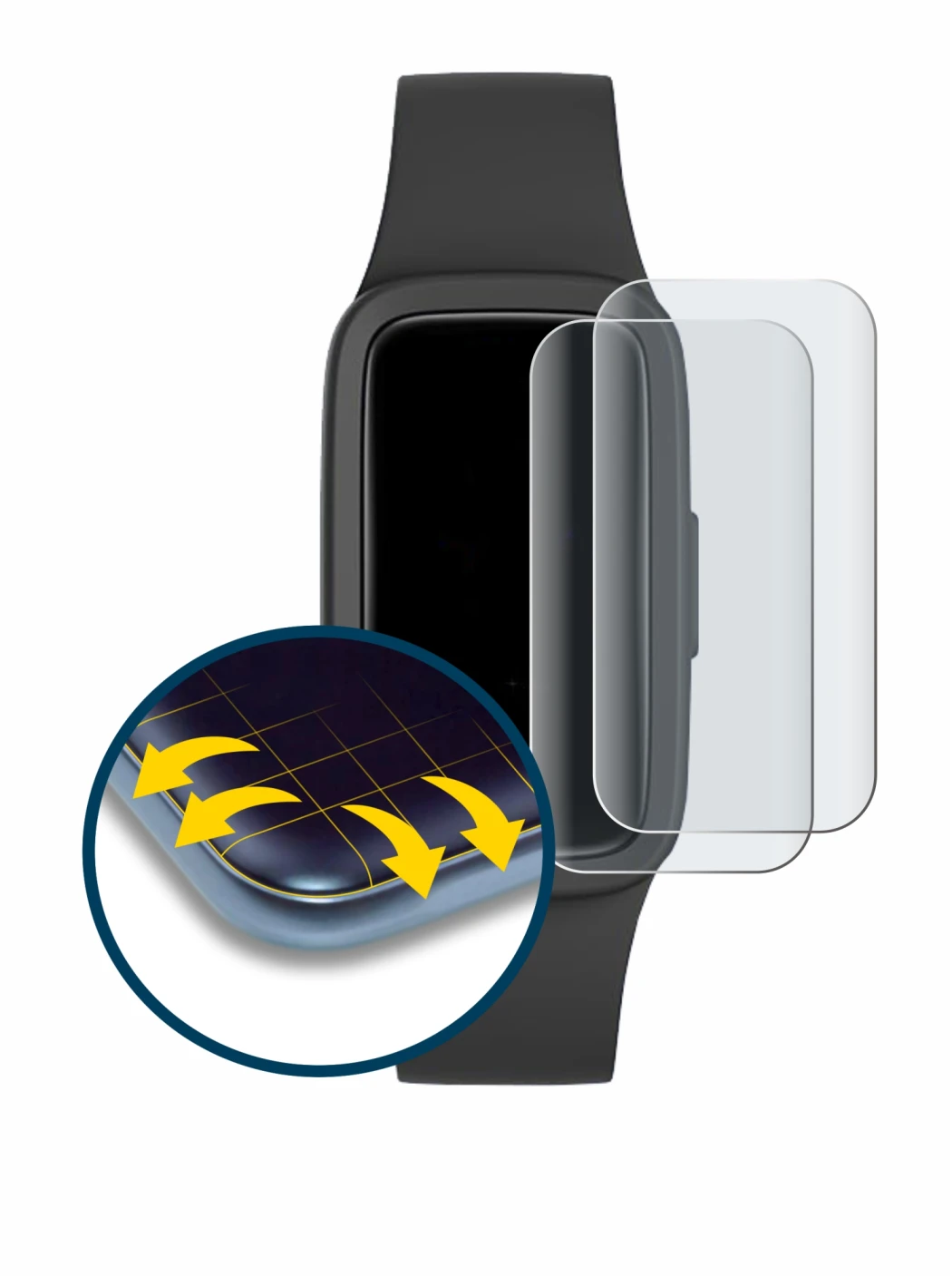 Imagen del dispositivo Biggerfive Vigor 3 con una amplia variedad de protectores de pantalla.