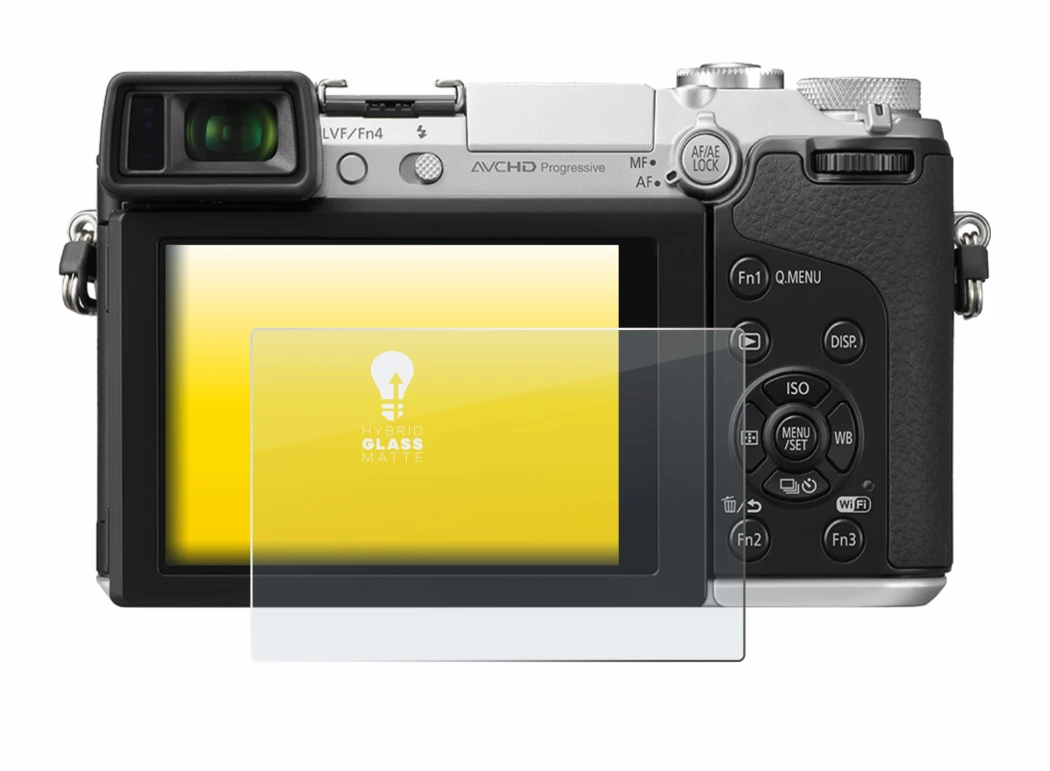 Imagen del dispositivo Panasonic Lumix DMC-GX7 con una amplia variedad de protectores de pantalla.