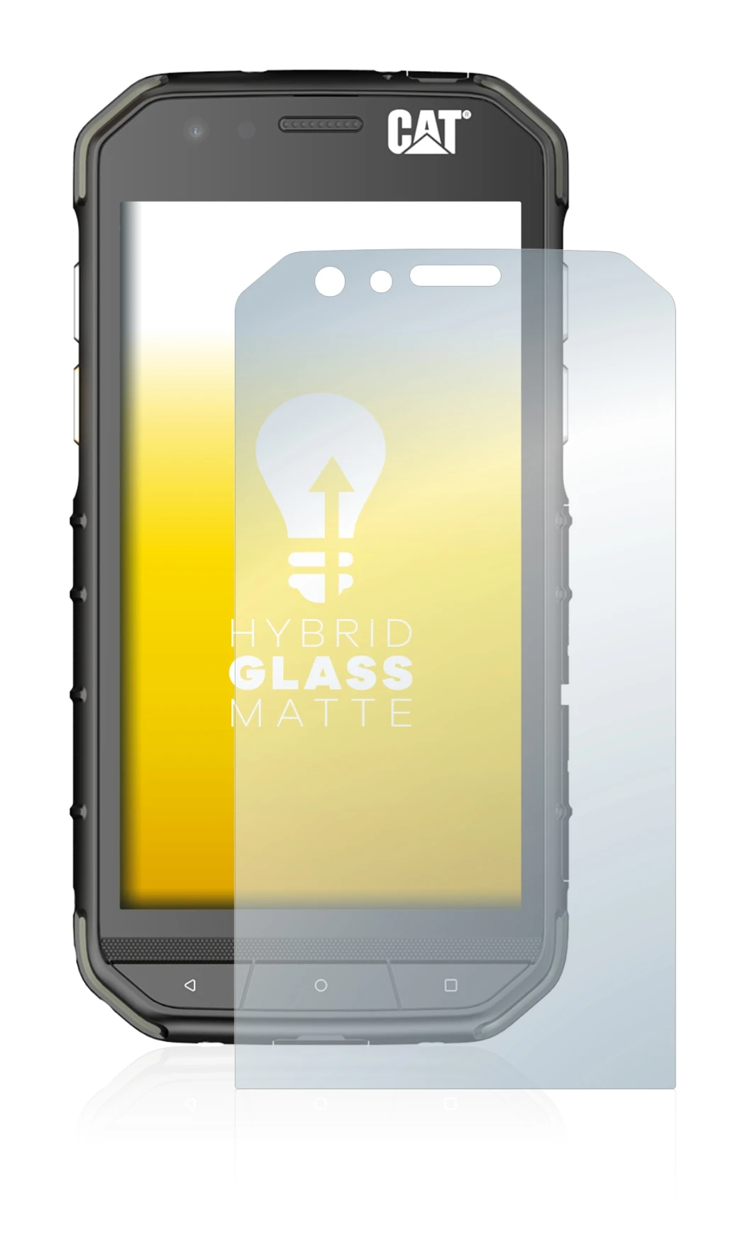 Imagen del dispositivo Caterpillar Cat S31 con una amplia variedad de protectores de pantalla.