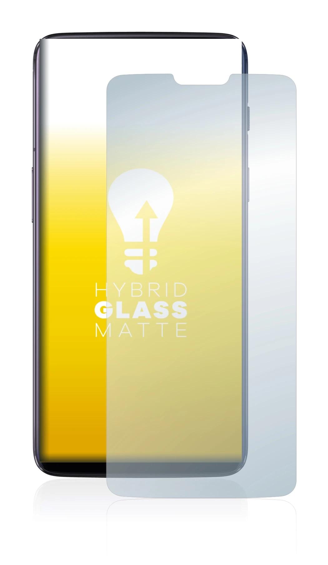 Imagen del dispositivo OnePlus 6 con una amplia variedad de protectores de pantalla.