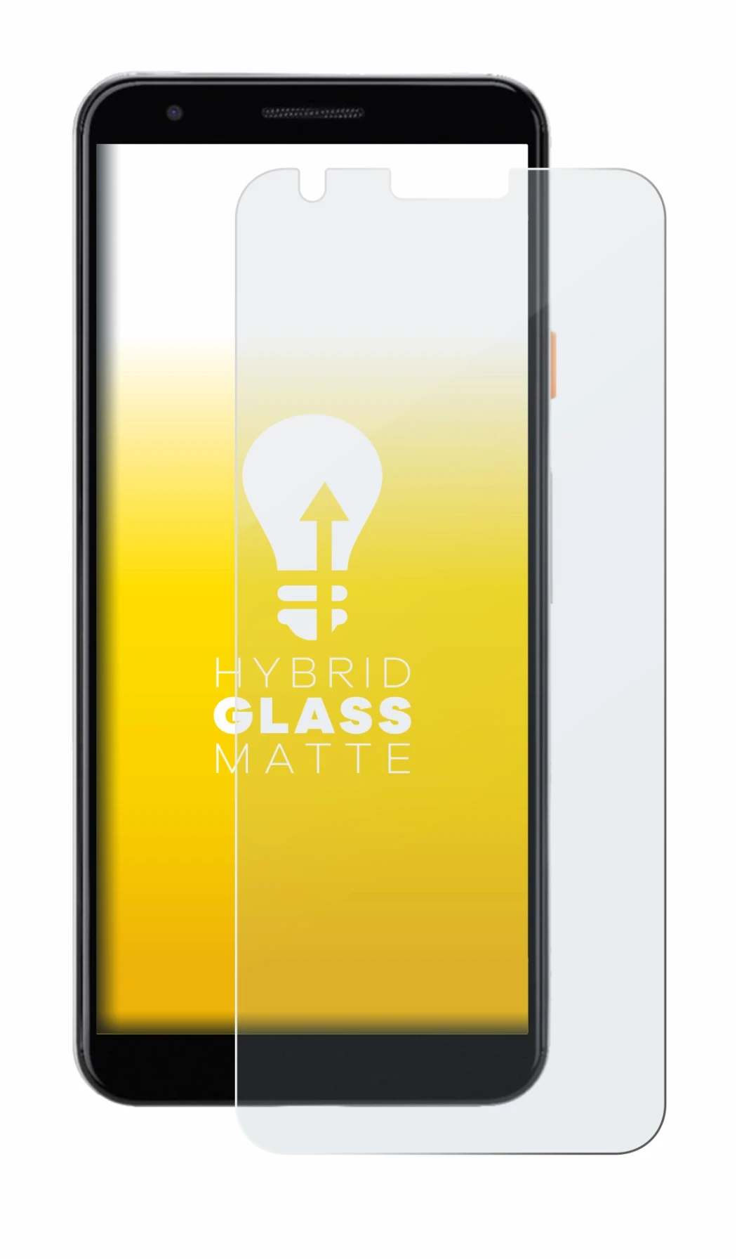Imagen del dispositivo Google Pixel 3a con una amplia variedad de protectores de pantalla.