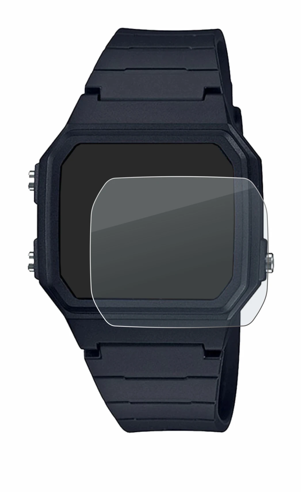 Imagen del dispositivo Casio Unisex F-91W con una amplia variedad de protectores de pantalla.