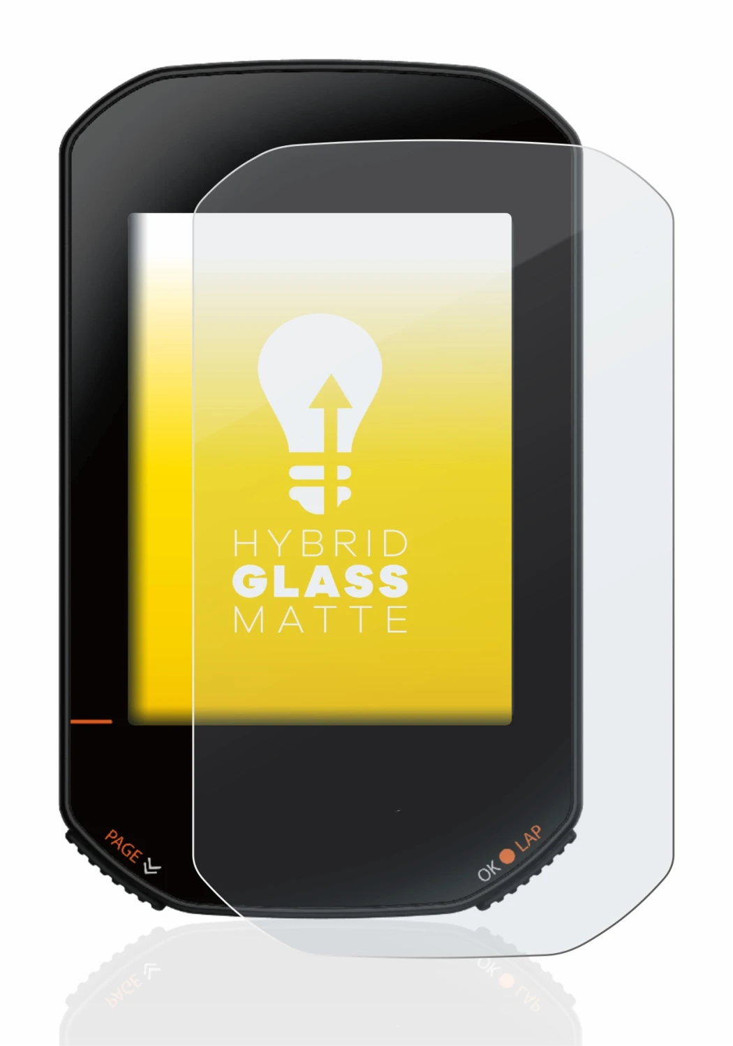 Imagen del dispositivo Bryton Rider 420 con una amplia variedad de protectores de pantalla.