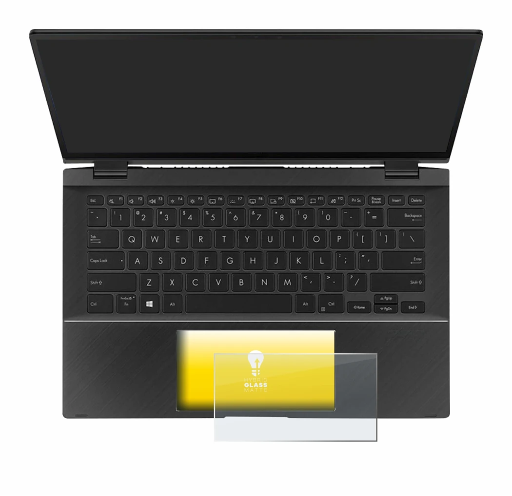 Imagen del dispositivo ASUS ZenBook Flip 14 UX463FA (Touch Trackpad) con una amplia variedad de protectores de pantalla.