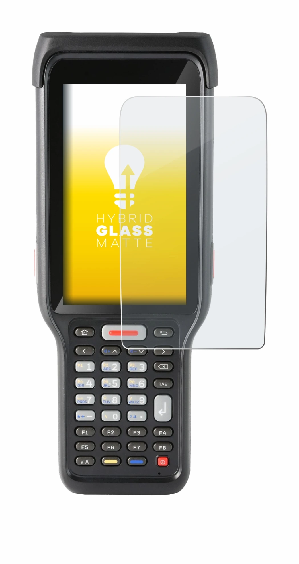 Imagen del dispositivo Honeywell ScanPal EDA61K con una amplia variedad de protectores de pantalla.