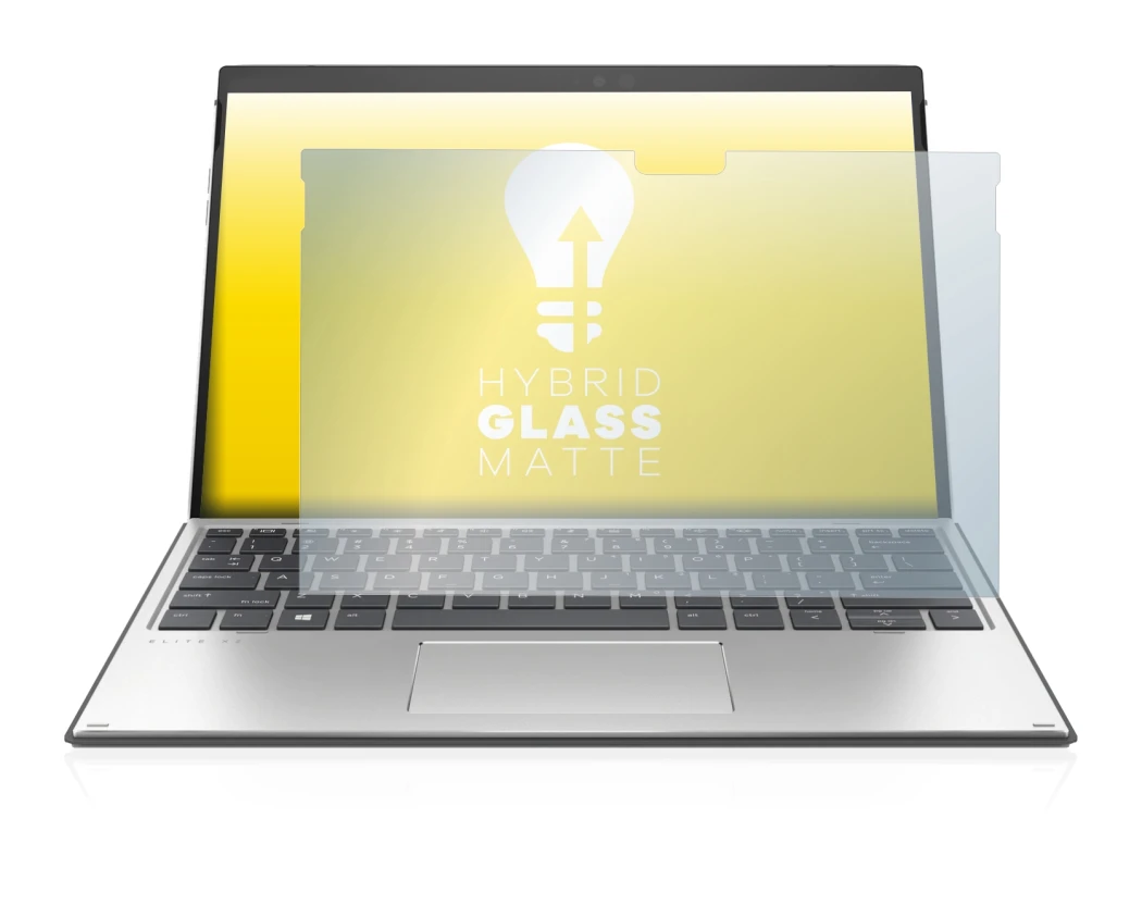 Imagen del dispositivo HP Elite x2 G8 con una amplia variedad de protectores de pantalla.