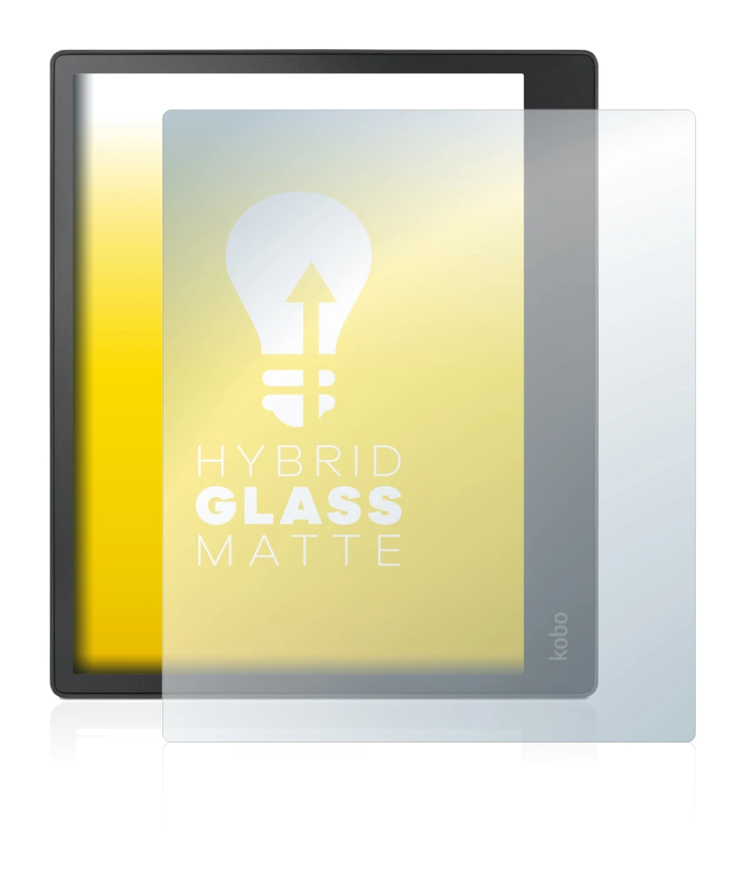 Imagen del dispositivo Kobo Elipsa con una amplia variedad de protectores de pantalla.