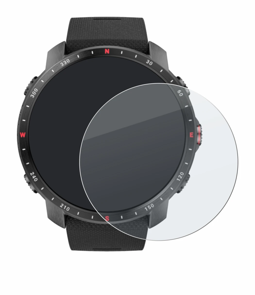 Imagen del dispositivo Polar Grit X Pro con una amplia variedad de protectores de pantalla.