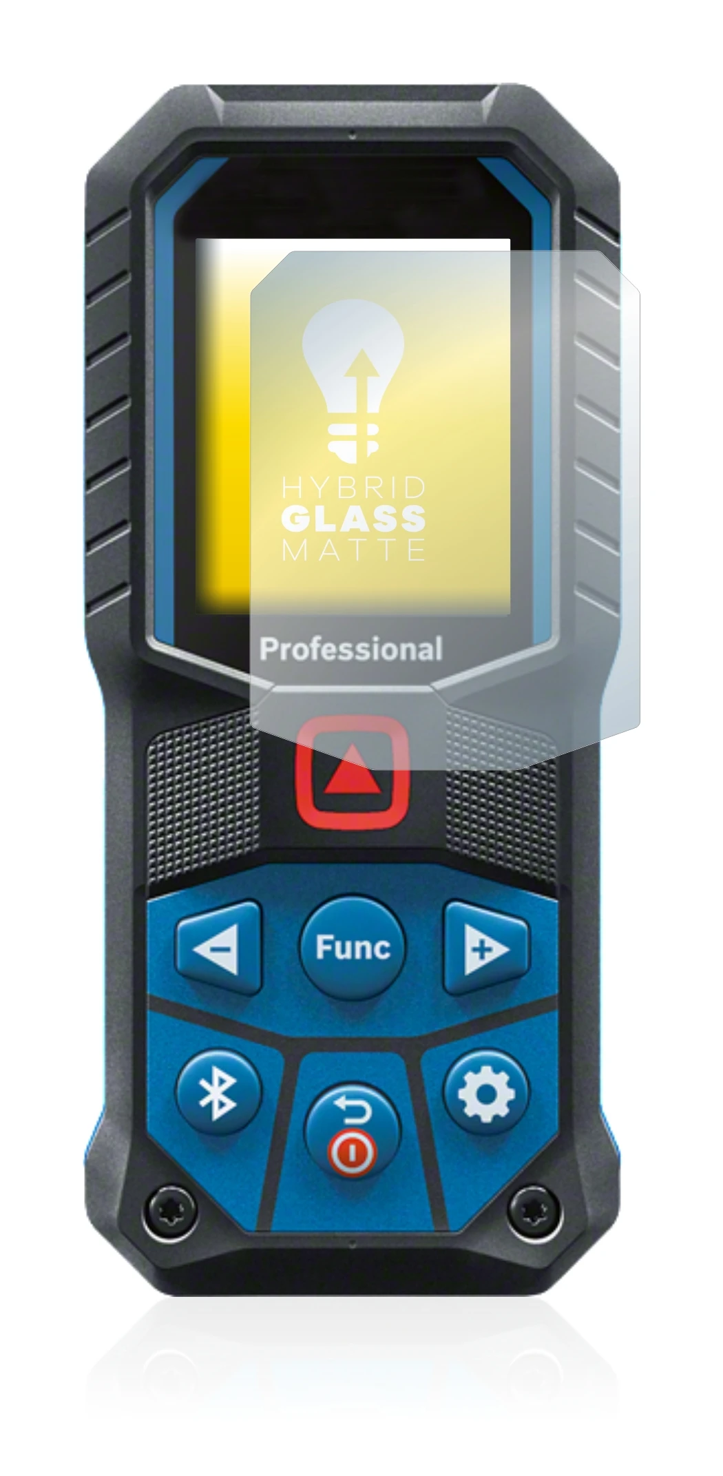 Imagen del dispositivo Bosch GLM 50-27 C con una amplia variedad de protectores de pantalla.