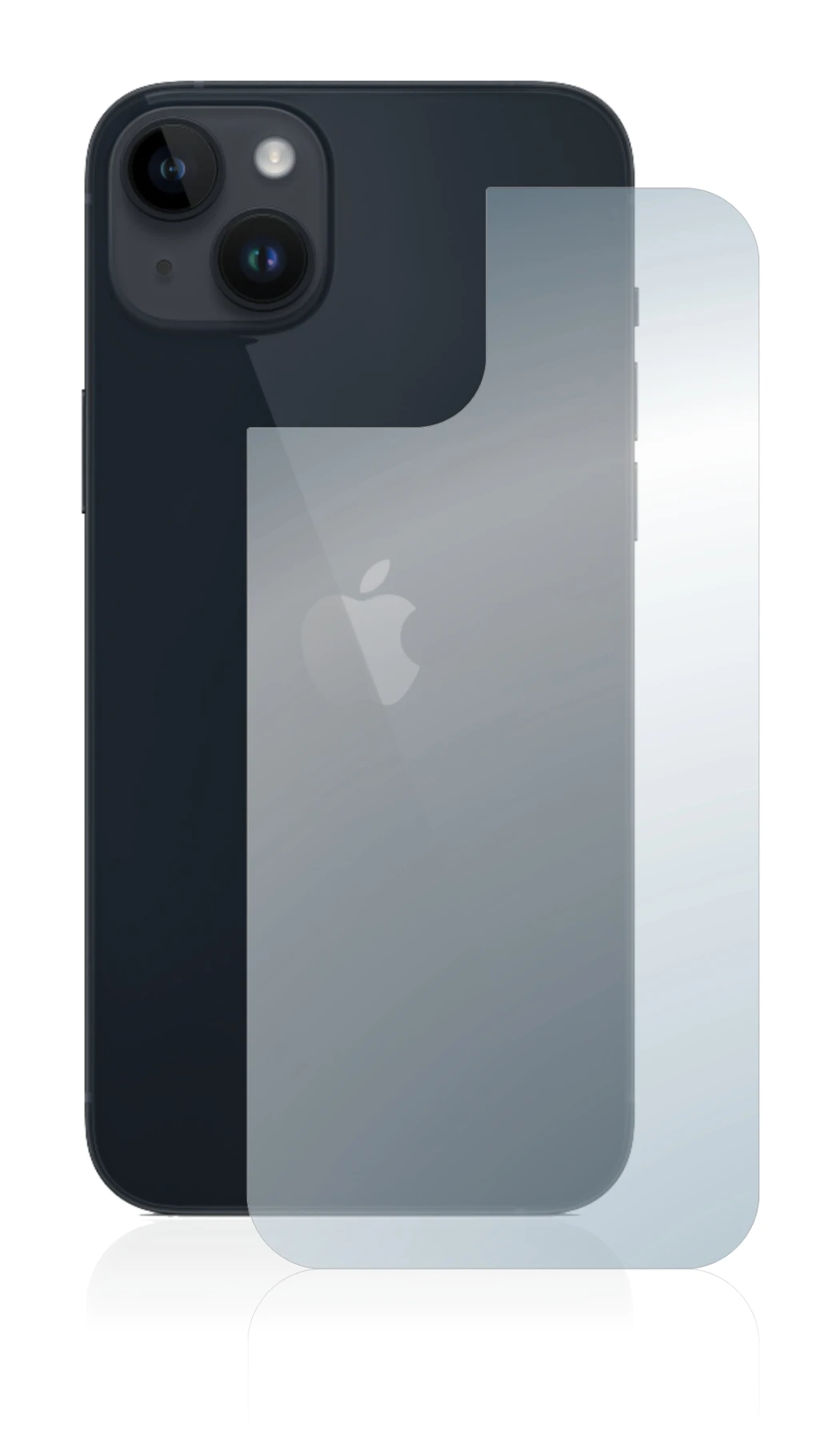 Imagen del dispositivo Apple iPhone 14 Plus (Trasero) con una amplia variedad de protectores de pantalla.