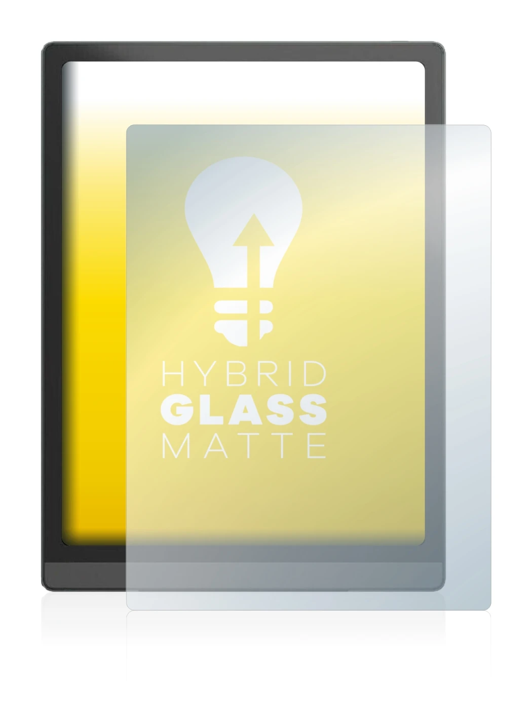 Imagen del dispositivo Boox Tab X con una amplia variedad de protectores de pantalla.