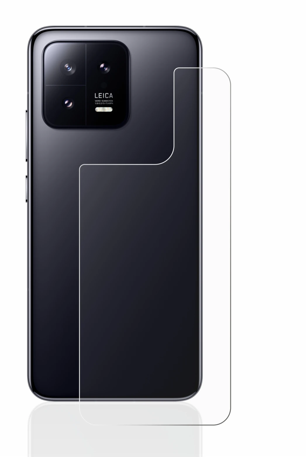 Imagen del dispositivo Xiaomi 13 (Trasero) con una amplia variedad de protectores de pantalla.