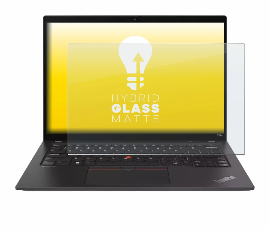 Imagen del dispositivo Lenovo ThinkPad T14s Gen 4 con una amplia variedad de protectores de pantalla.